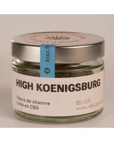 HIGH KOENIGSBOURG – Fleur de Chanvre Bio CBD 5-10% | Relaxantes