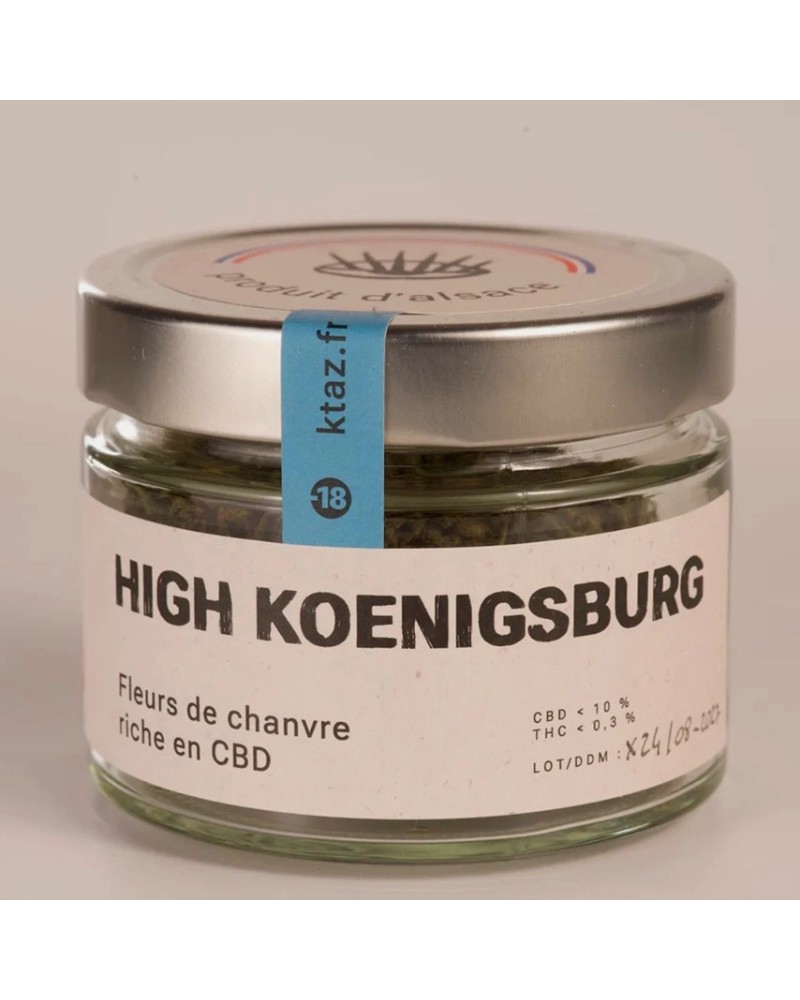 HIGH KOENIGSBOURG – Fleur de Chanvre Bio CBD 5-10% | Relaxantes
