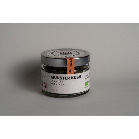 Munster Kush – Fleur de Chanvre Bio CBD 5-10% | Relaxante & Anti-Douleurs