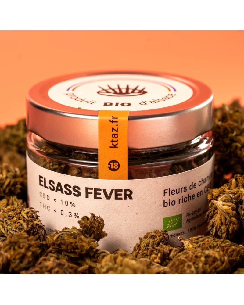 Elsass Fever – Fleur de Chanvre Bio CBD 5-10% | Relaxante & Anti-Douleurs