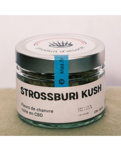STROSSBURI KUSH – Fleur de Chanvre Bio CBD 5-10% | Sédatives & relaxantes